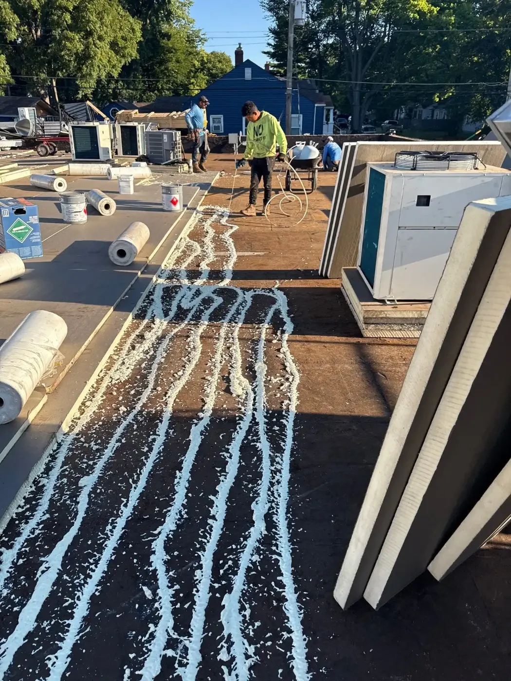 Membrane repair completed in Whiteland